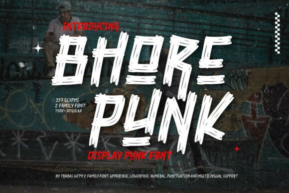 Bhore Punk Font for Bold Creations