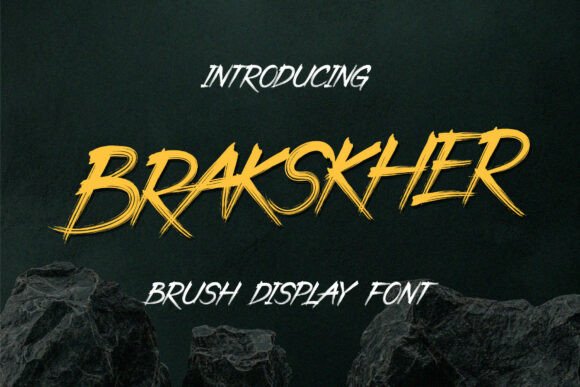 Brakskher: Bold Display Font for Dynamic Campaigns