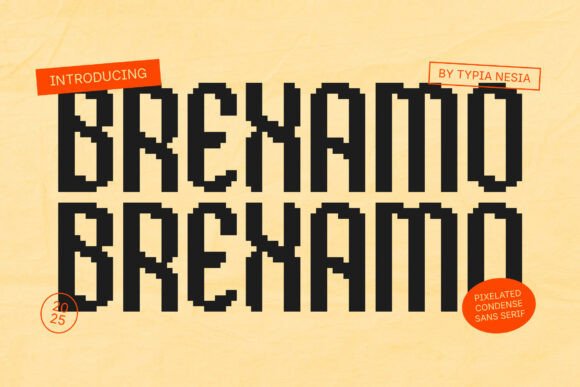 Brexamo: A Nostalgic Display Font