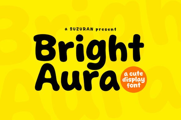 Bright Aura Font for Creative Projects