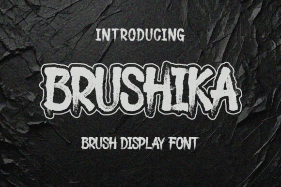 Brushika: A Bold Brush Font for Creative Design