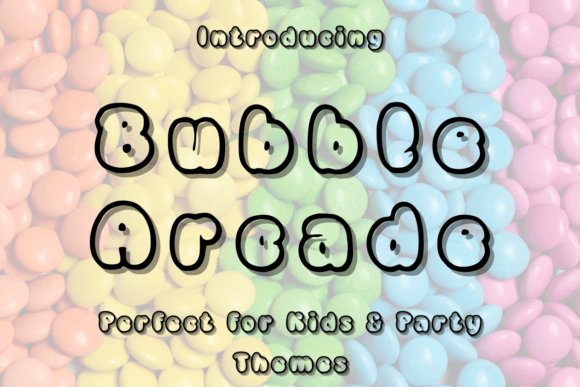 Bubble Arcade Font for Web Design
