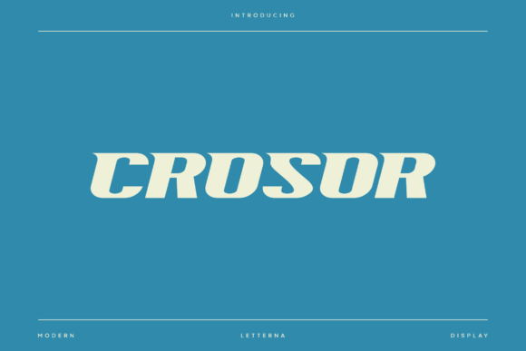 Crosor Font for Bold Designs