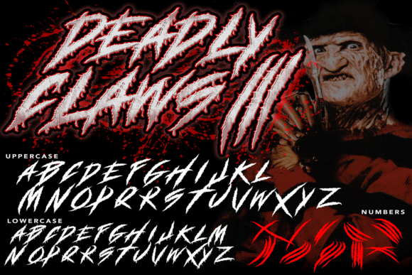 Deadly Claws Font for Creative Projects