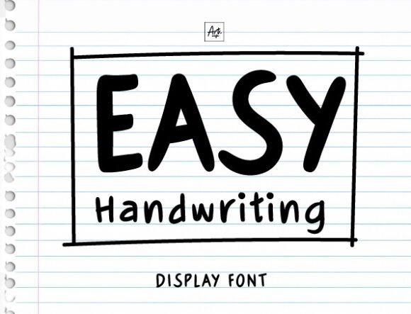 Easy Handwriting Font