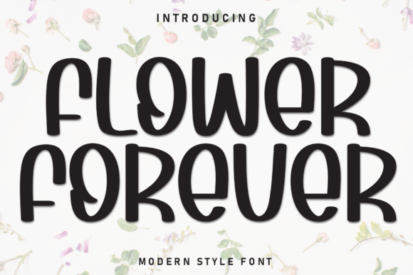 Flower Forever Font for Web Design