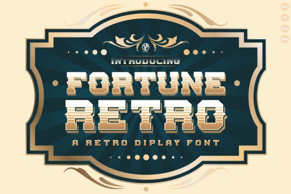 Fortune Retro Font for Creative Projects