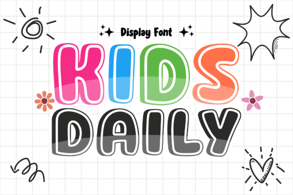 Kids Daily Font for Web Design