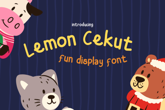 Lemon Cekut Font for Creative Projects