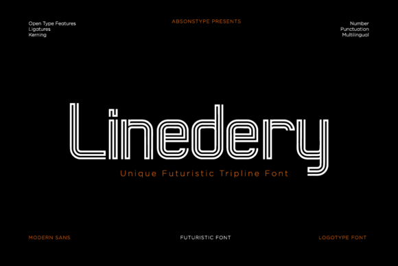 Lindery: A Bold Display Font for Modern Branding