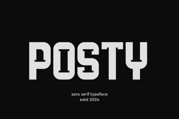 Posty Font: Bold, Playful, Perfect for Handmade Creations