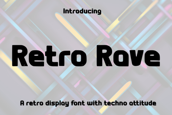 Retro Rave Font: Bold 90s Vibes
