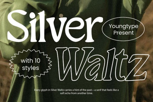 Silver Waltz Font for Creative Makers