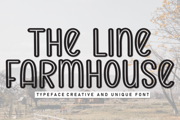 The Line Farmhouse Font
