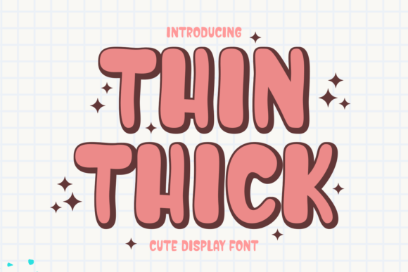 Thin Thick Font